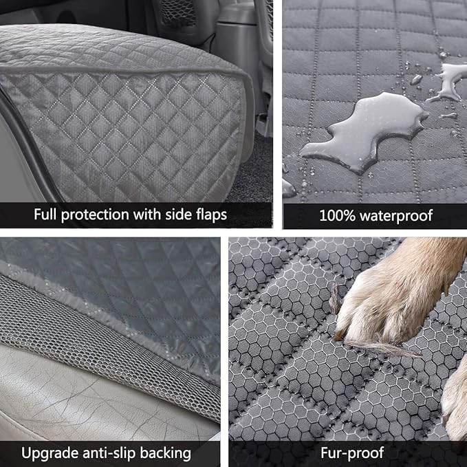 Vailge Bench Dog Seat Cover for Back Seat 100% Waterproof