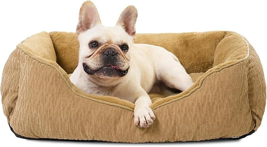 FURTIME Medium Dog Beds for Medium Dogs M(25''x21''x8'')