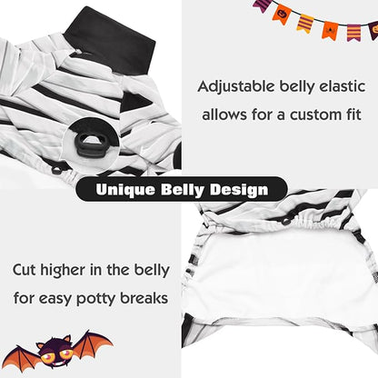 CuteBone Turtleneck Dog Pajamas Pet Clothes Thermal Dralon Onesie Cashmere High-Necked Puppy Pjs Coat GP04XL