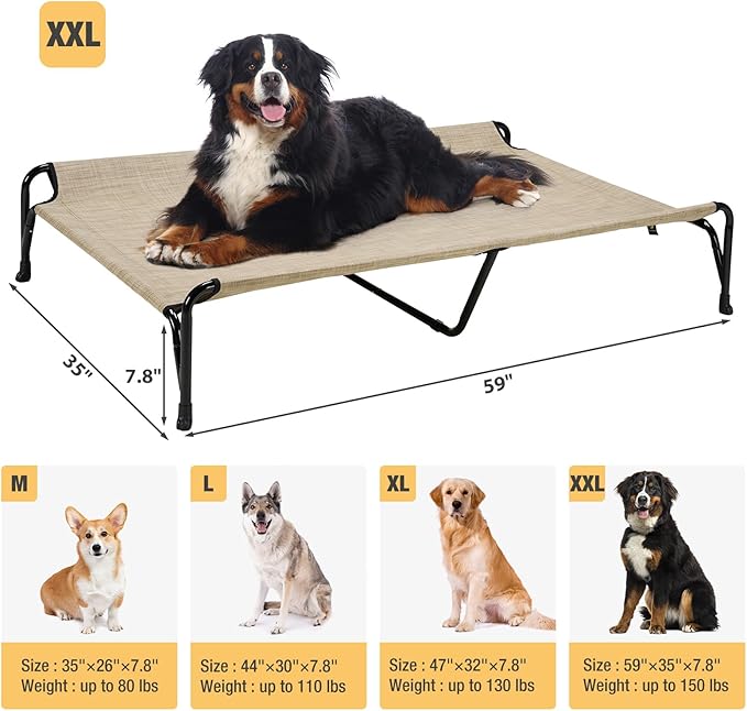 Veehoo Elevated Raised Dog Bed