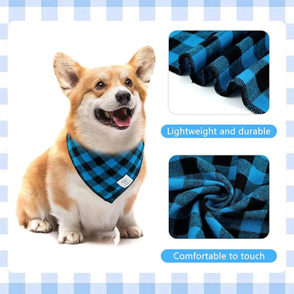 E-Clover Dog Bandanas & Matching Scrunchie Boy Dog