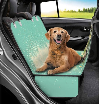 AFPANQZ Pug Dog Car Seat Cover Waterproof Pet