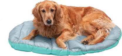 Furhaven Outdoor Travel Dog Bed for Large/Medium Dogs w/ Carry Bag