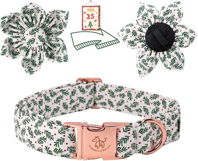 Elegant little tail Christmas Dog Collar