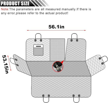 Dog Car Seat Cover 600D Reliable 1)