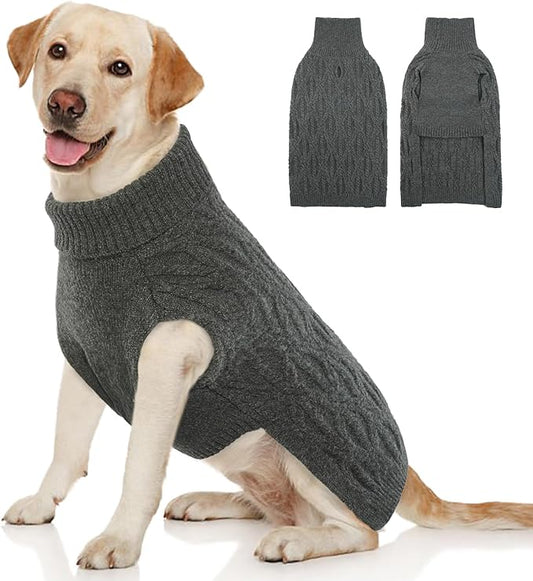 BRKURLEG Turtleneck Dog Sweaters