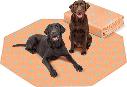 PJYucien Reusable Pee Pads for Dogs 26'' Per 67'' Diagonal 24'' Width 8 Panels