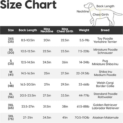 Dog Rain Poncho, Waterproof & Windproof Dog Raincoat for Wet Weather|Super Adjustable&Easily Wearable Rain Jacket for All Breeds，Size XL