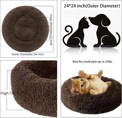 Nisrada Dog Bed for Small Medium Large Dogs 24 inch