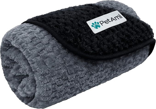 PetAmi Waterproof Dog Blanket 29x40 Black