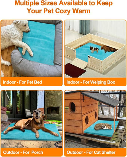 clawsable Outdoor Pet Heating Pad for Dog & Cat (XXS-12"x20")