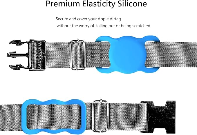 Air Tags-2 Pack Airtag Dog Collar Holder SWINCHO 1-3cm Width