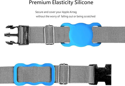 Air Tags-2 Pack Airtag Dog Collar Holder SWINCHO 1-3cm Width