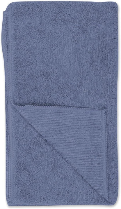 Bone Dry Pet Grooming Towel Collection Embroidered Absorbent Microfiber Drying Set 15x30, Stonewash 3 Count