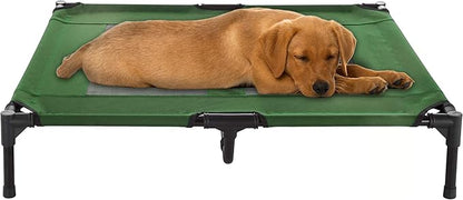 Elevated Dog Bed – 36x29.75 Portable Bed 80lbs by