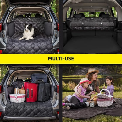 Meadowlark SUV Cargo Liner Dog Seat Covers + Seat Belt