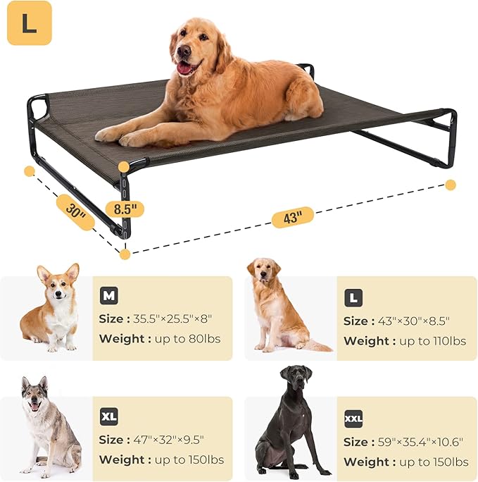 Veehoo Original Cooling Elevated Dog Bed CWC2201