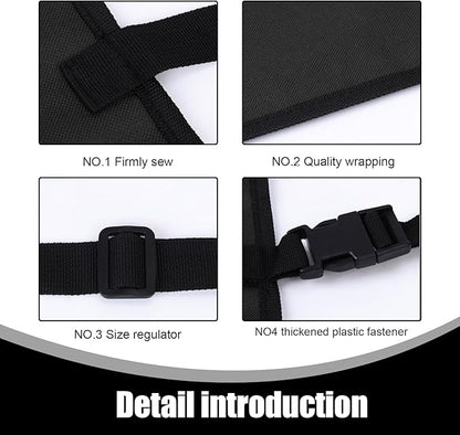 Hawyet 1 PC Car Back Seat Cover for Dogs 53.1In x 53.1In Pet