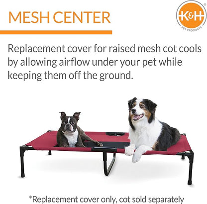 K&H Pet Products Elevated Cooling Outdoor Dog Bed 50 X 32 Inches