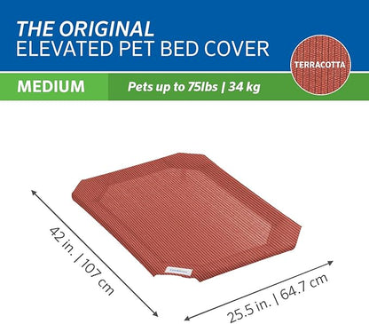 Original Pet Bed Replacement Cover - Terracotta - Medium (35" x 25.5")