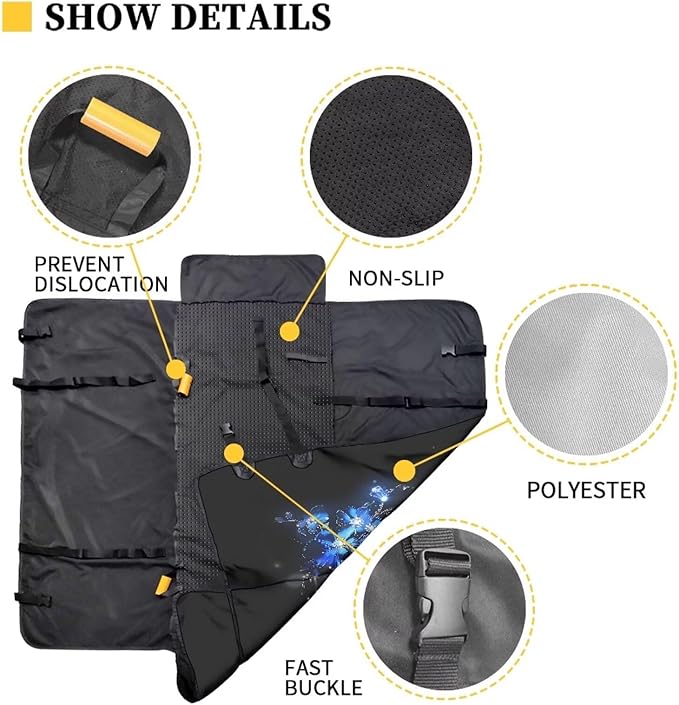 AFPANQZ Butterfly Dog Cat Seat Cover for Cars