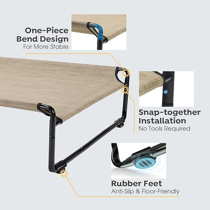 Veehoo Elevated Dog Bed with Washable Dog Pee Pads 100% Waterproof CWC2201CCP