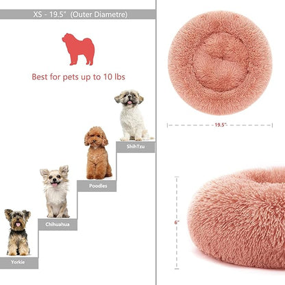 Dog Beds for Small Dogs 19 inches Anxiety 15 lbs