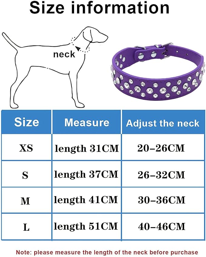 Rhinestone Dog Collar