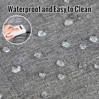 PLUTUS PET Dog Car Seat Cover for Back Seat with Side Flaps and Mesh Window