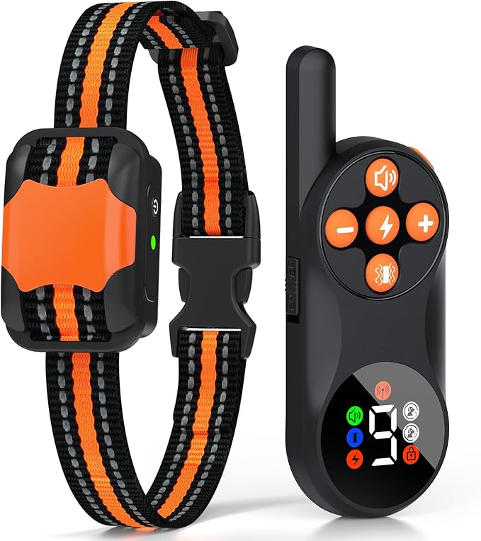 Dog Shock Collar 3300Ft, Shock 8-120lbs, Waterproof