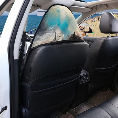 Horse Sweatproof Towel Car Front Seat Cover Non-Slip Bucket Seat Protector Easy to Install from Sweat