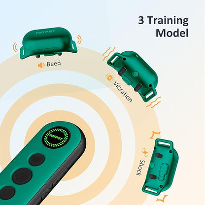 PATPET Dog Training Collar with Remote 3 Adjustable (8-120 lbs)