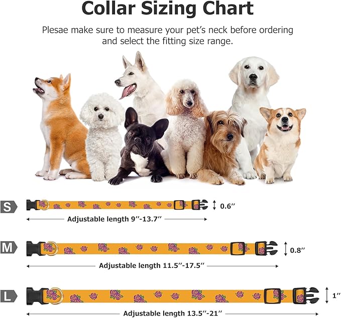 Cotton Handmade Dog Collar Cute and Distinctive Patterns