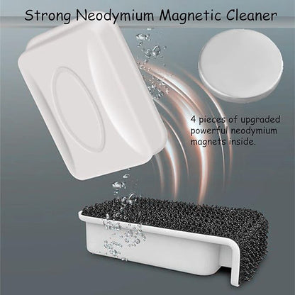 Strong Magnetic Glass Cleaner Brush, Magnetic Aquarium Fish Tank Cleaner,Aquarium Fish Tank Algae Magnet Cleaning Tool