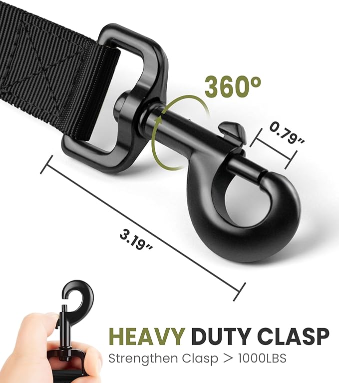 OutdoorMaster Bungee Dog Leash 2 Padded 4 FT)