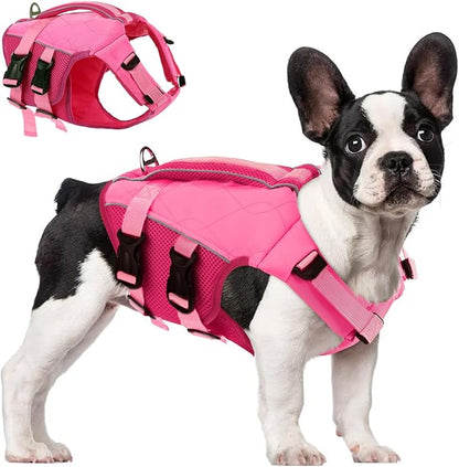ASENKU Dog Life Jacket with Rescue Handle