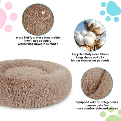 Calming Dog Bed 30x30in)