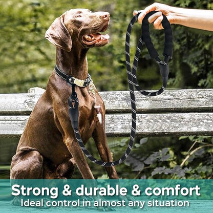 COOYOO Dog Leash 5/6 FT with Comfortable Padded