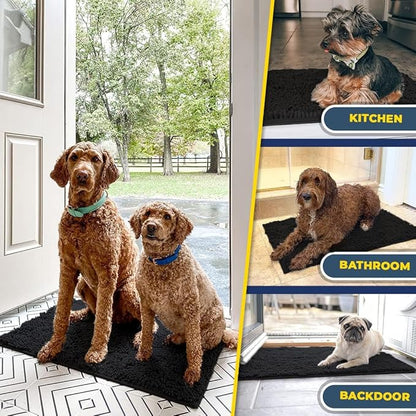 Muddy Mat® AS-SEEN-ON-TV Highly Absorbent Microfiber Door Mat and Pet Rug 59"X35"