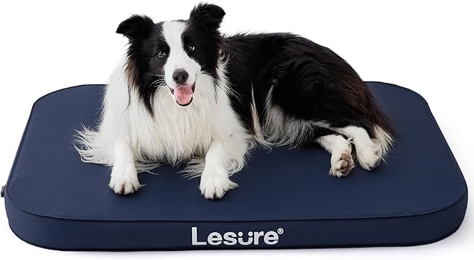 Lesure Inflatable Waterproof Dog Bed for Medium Dogs 3 Inch