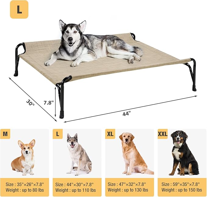 Veehoo Elevated Raised Dog Bed