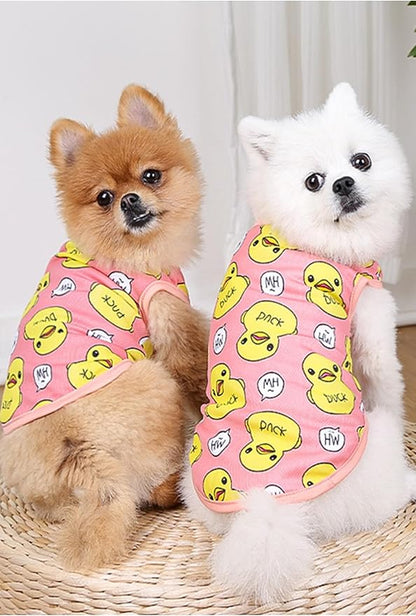 NeVka Dog Shirts Cue Printed Pet T-Shirts Cool