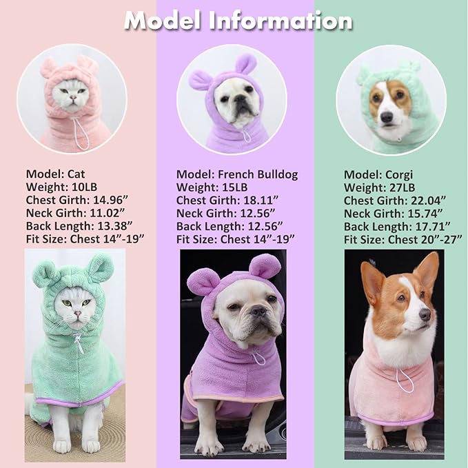 Dog Bathrobe Towel