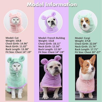 Dog Bathrobe Towel