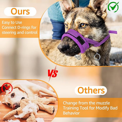 SlowTon Soft Dog Muzzle