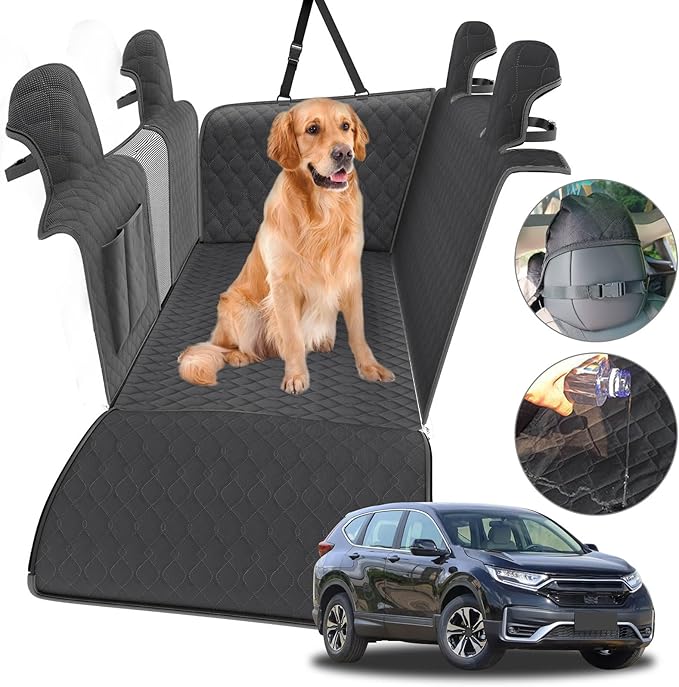 RUIANTE Compatible with Dog Car Seat Cover Protector 2017-2022 (Black)