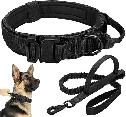 Tactical Dog Collar Leash Set
