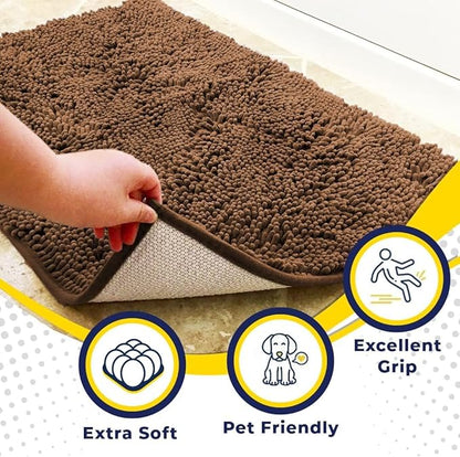 Muddy Mat® AS-SEEN-ON-TV Highly Absorbent Microfiber Door Mat and Pet Rug 60"X48"