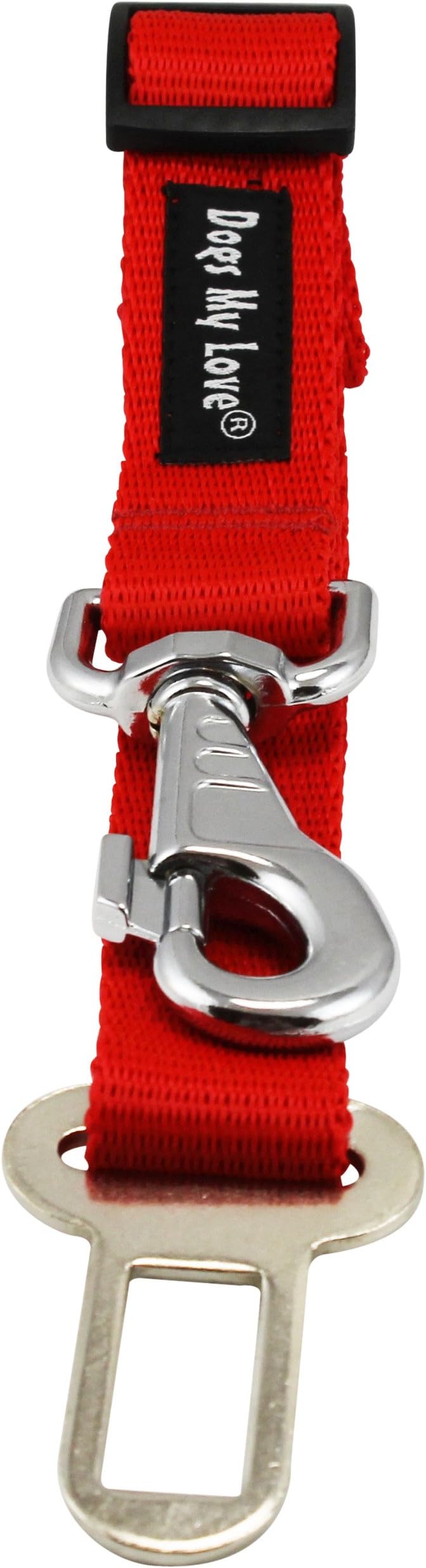 Dogs My Love Adjustable 15"-25 Long Leash Car 1" Wide