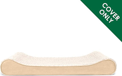 Furhaven Replacement Dog Bed Cover Ultra Plush Faux Fur & Suede Contour Luxe Lounger